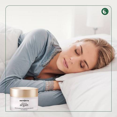 MACROVITA Olive & Argan Multi-Effective Night Face Cream for all skin types 50ml