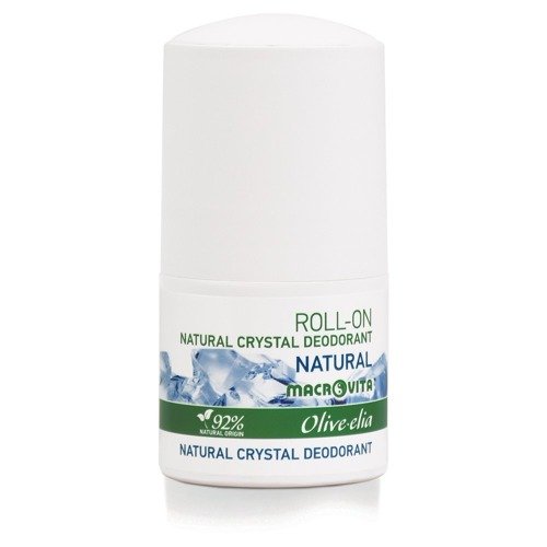 MACROVITA Olive.elia Deodorant Roll-On mit natürlichen Kristall Natural 50ml