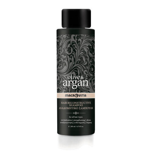MACROVITA Olive & Argan naturalny szampon regenerujący z olejkiem arganowym 200ml
